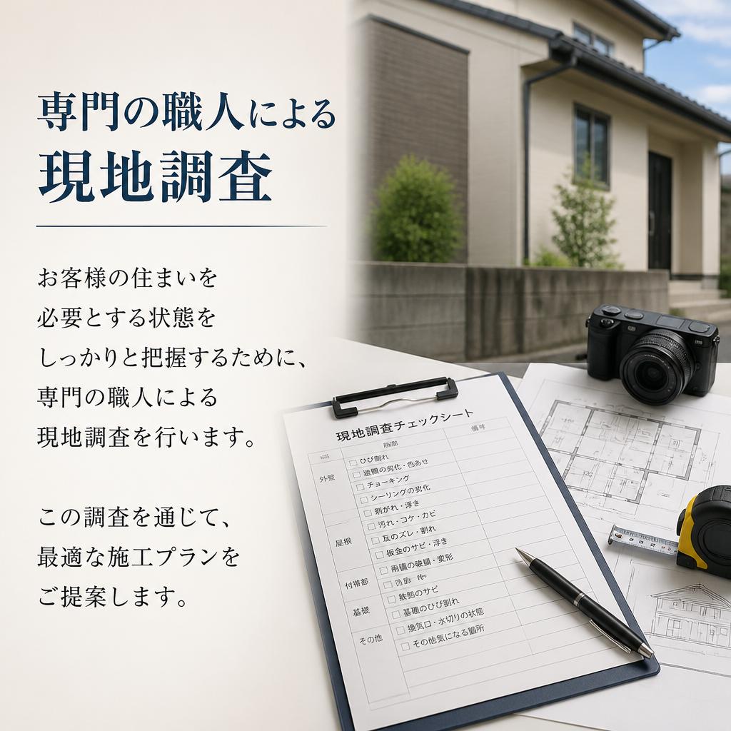 施工前の現地調査