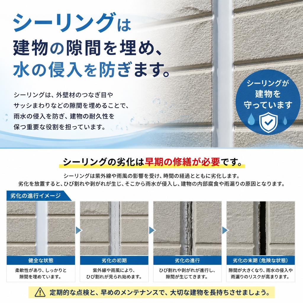 シーリングの役割と重要性