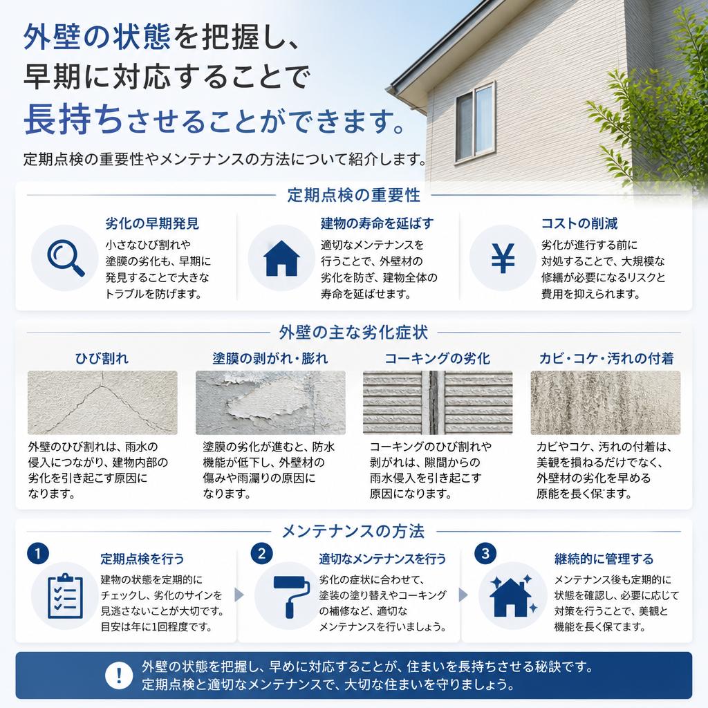 定期的なメンテナンスがカギ
